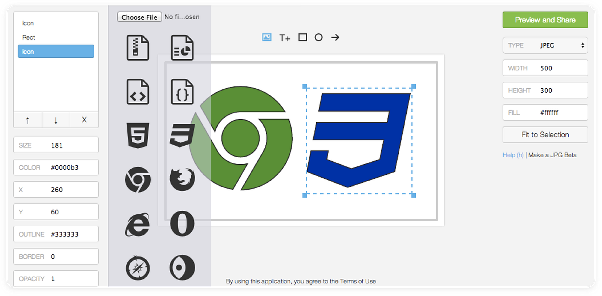 Make a JPG interface with controls for typography, backgrounds, and exports.